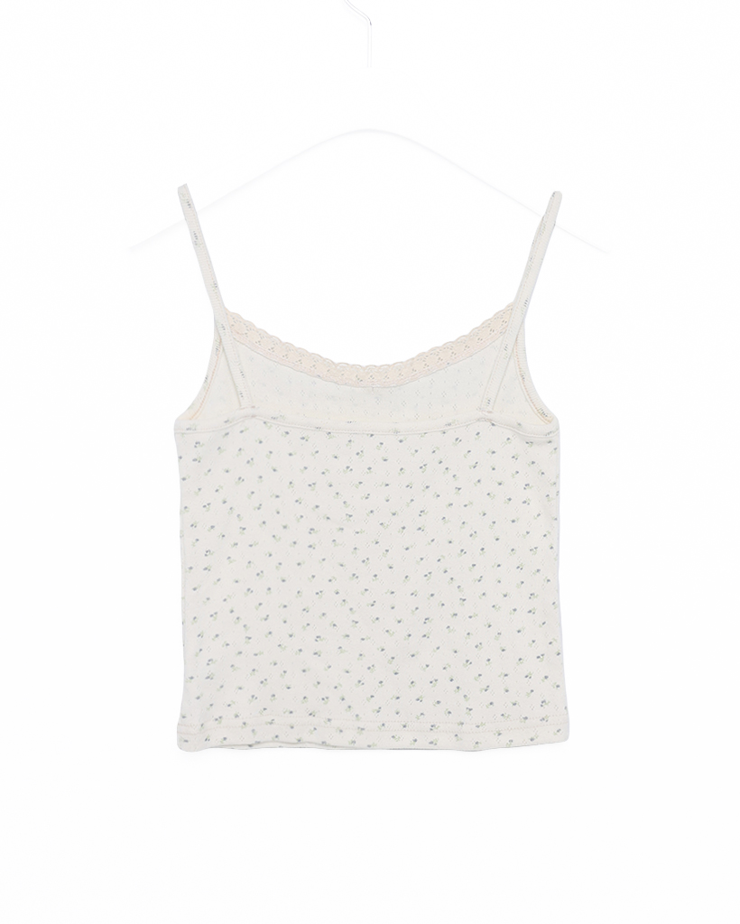 レース　キャミソール ピンクピンクピンク PINK PINK PINK コットン100％胸元レース