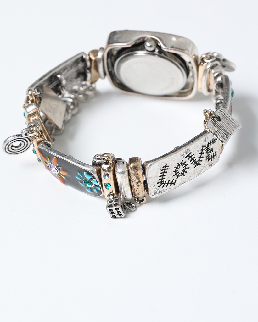 Wristwacthes Armbanduhren アンティーク洋書 YOU Japanese second hand design quartz watch leather strap