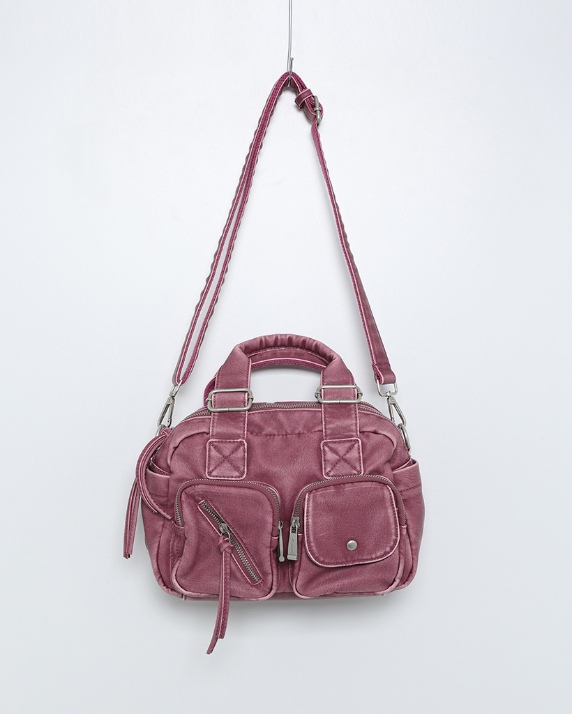 2WAYヴィンテージダブルポケットボストンバッグ | ファッション通販