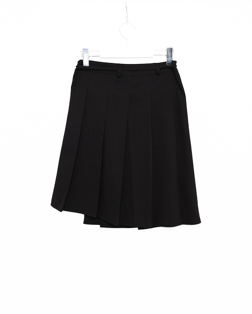 【新品】◆Kappa◆ ブラック プリーツ ラップ スカート Mサイズ 新品】◇Kappa◇ ブラック プリーツ ラップ スカート Mサイズ