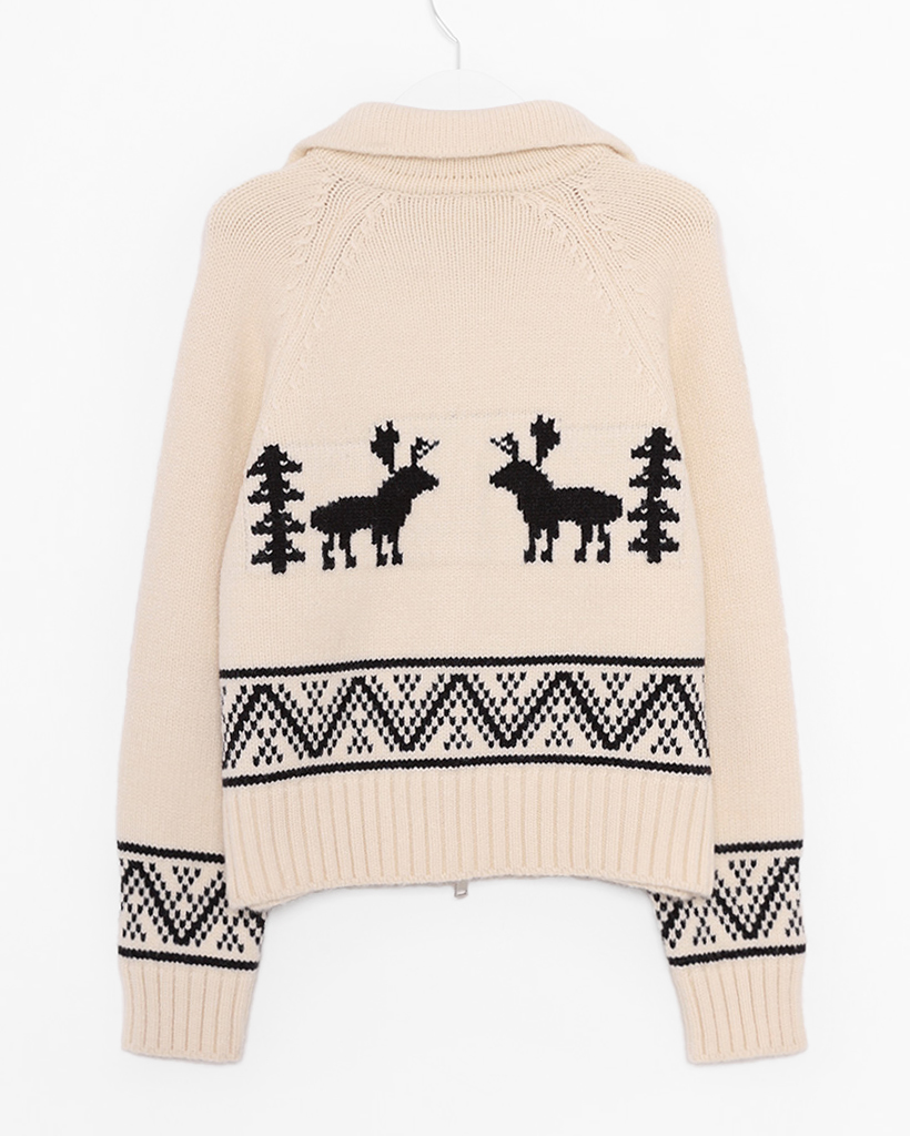 新品 ラッセルノ ジップ アップ ニット ビック フーディー ホワイト L 新品 ラッセルノ ジップアップニットフーディー (4/M) Ⓗ