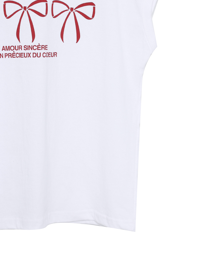 【ROSEFRANTZ】★パフシャーリングリボンTシャツ★ PRANK PROJECT（プランクプロジェクト）の「シャーリング