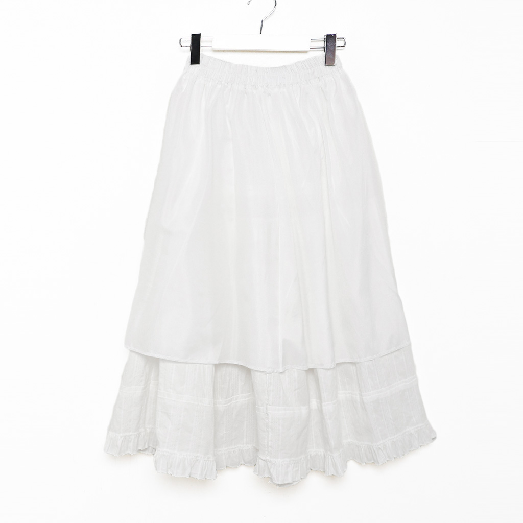 フリルレースロングスカート | ファッション通販サイト NUGU