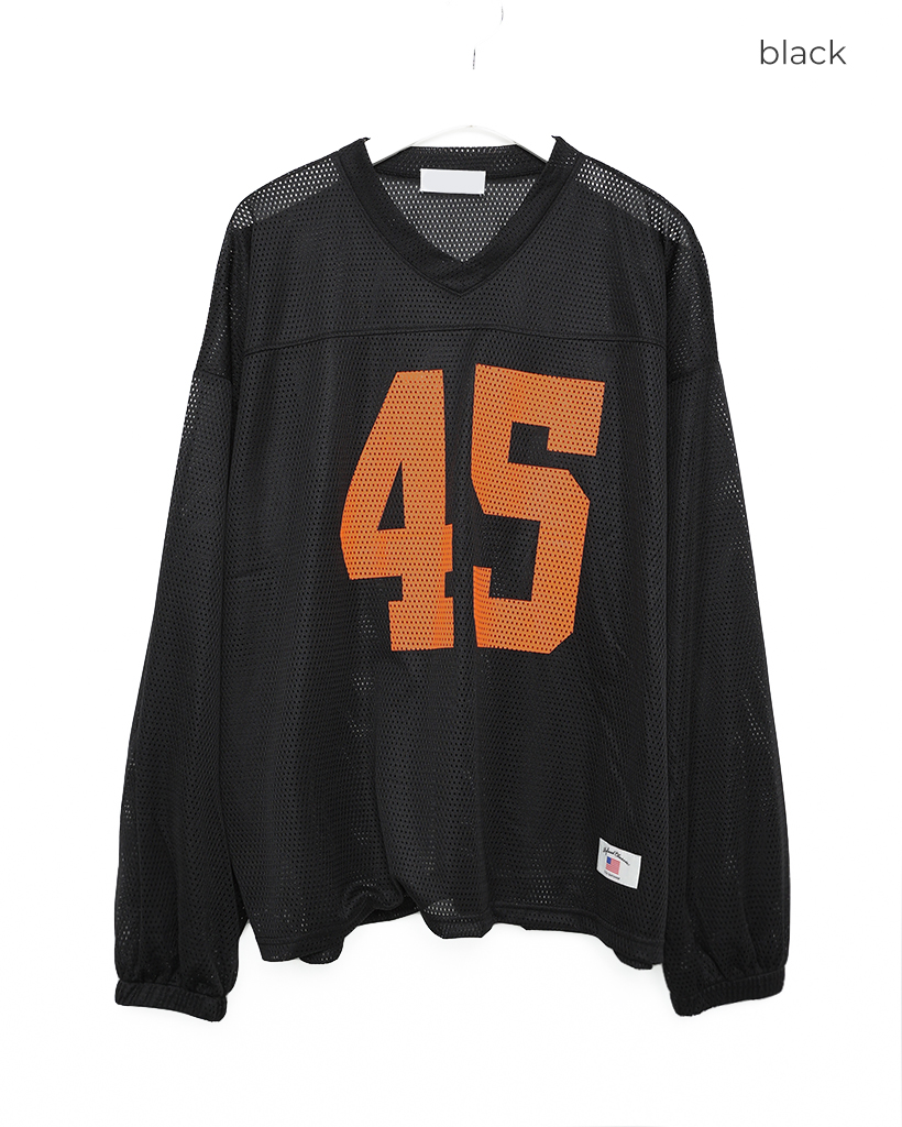 ナンバリングメッシュフットボールシャツ | ファッション通販サイト NUGU