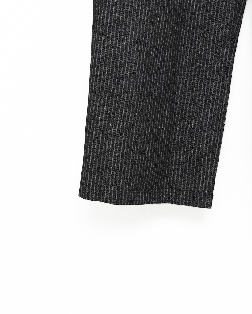 な*し様 pushpush ストライプ ワイドデニム push push STRIPES PANTS ストライプ ワイドデニム - メルカリ