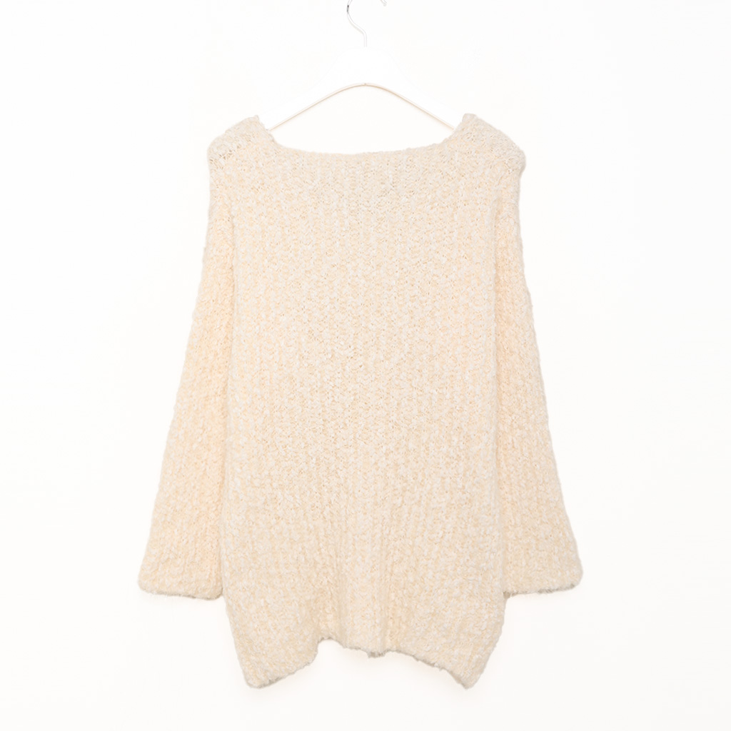 ブークレディテールVネックニット | ファッション通販サイト NUGU