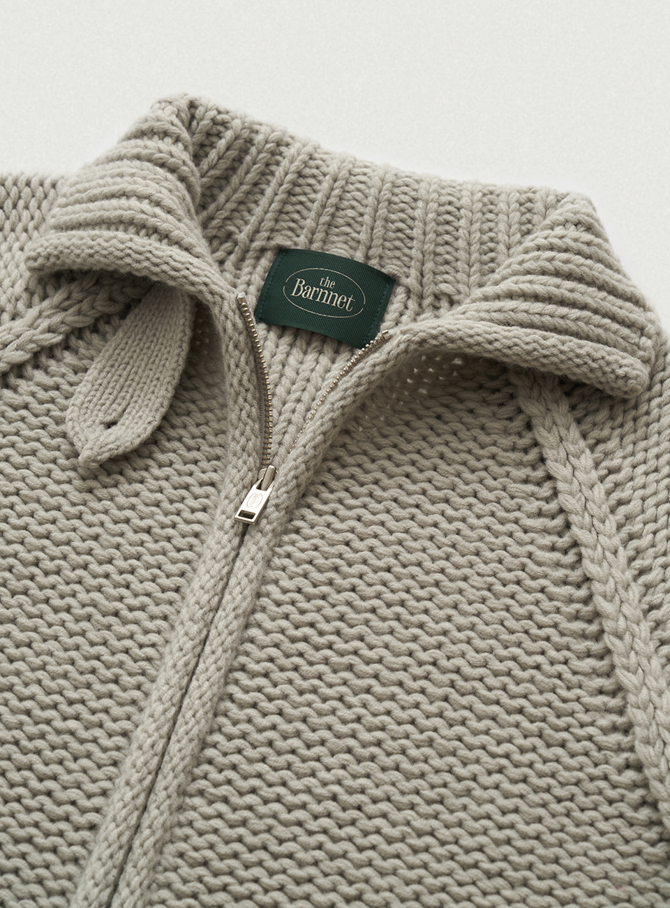 20%クーポン+最安値挑戦]Oversized Soap Zip-Up Knit Cardigan