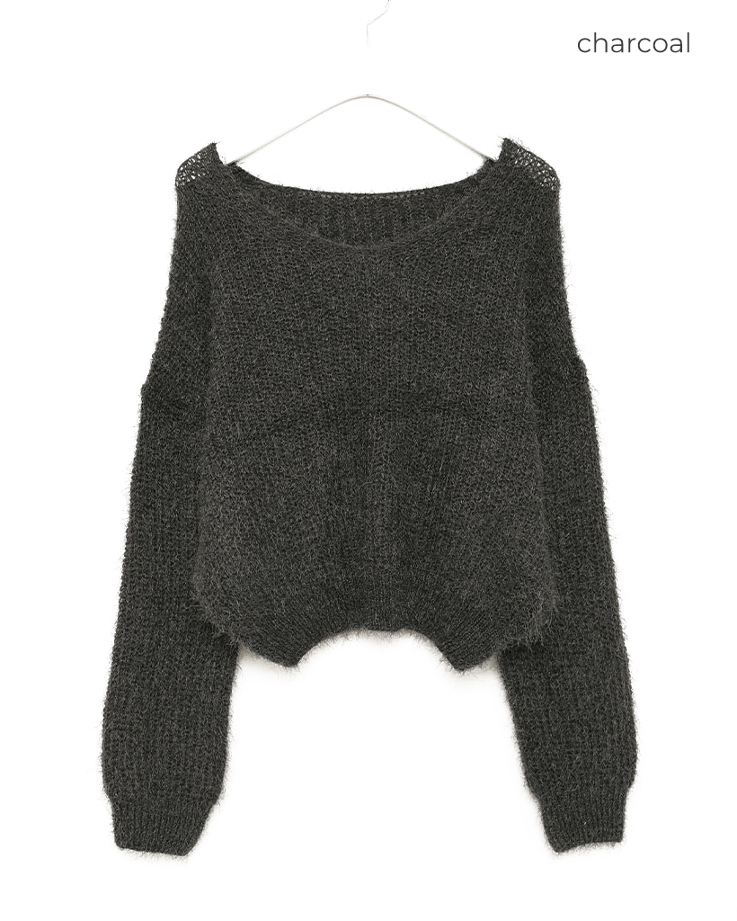 クグロフ型 大小2つ フラッフィーVネックニット | ファッション通販サイト NUGU