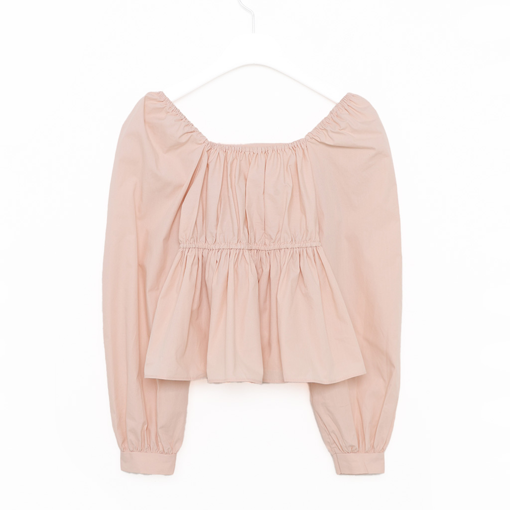 シャーリングスクエアネックブラウス | ファッション通販サイト NUGU