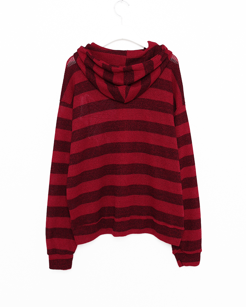 スターパッチニットフードジップアップ | ファッション通販