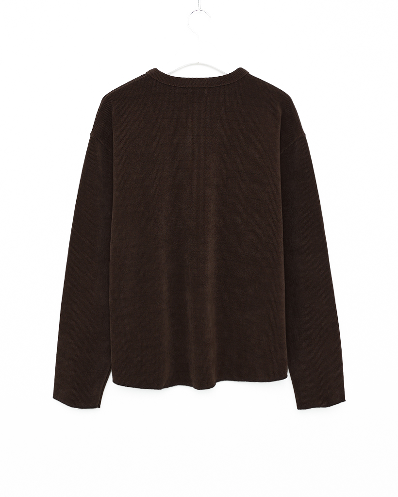ベーシックヘンリーネックロングTシャツ | ファッション通販サイト NUGU