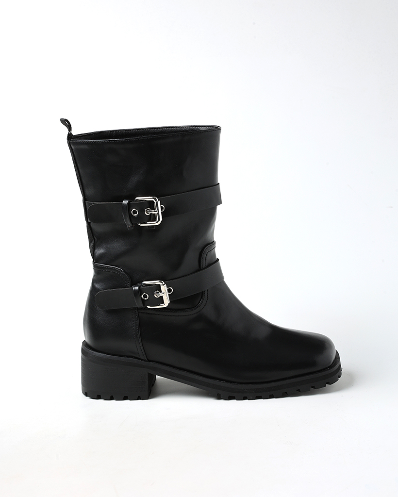 ツーバックルミドルブーツ | ファッション通販サイト NUGU