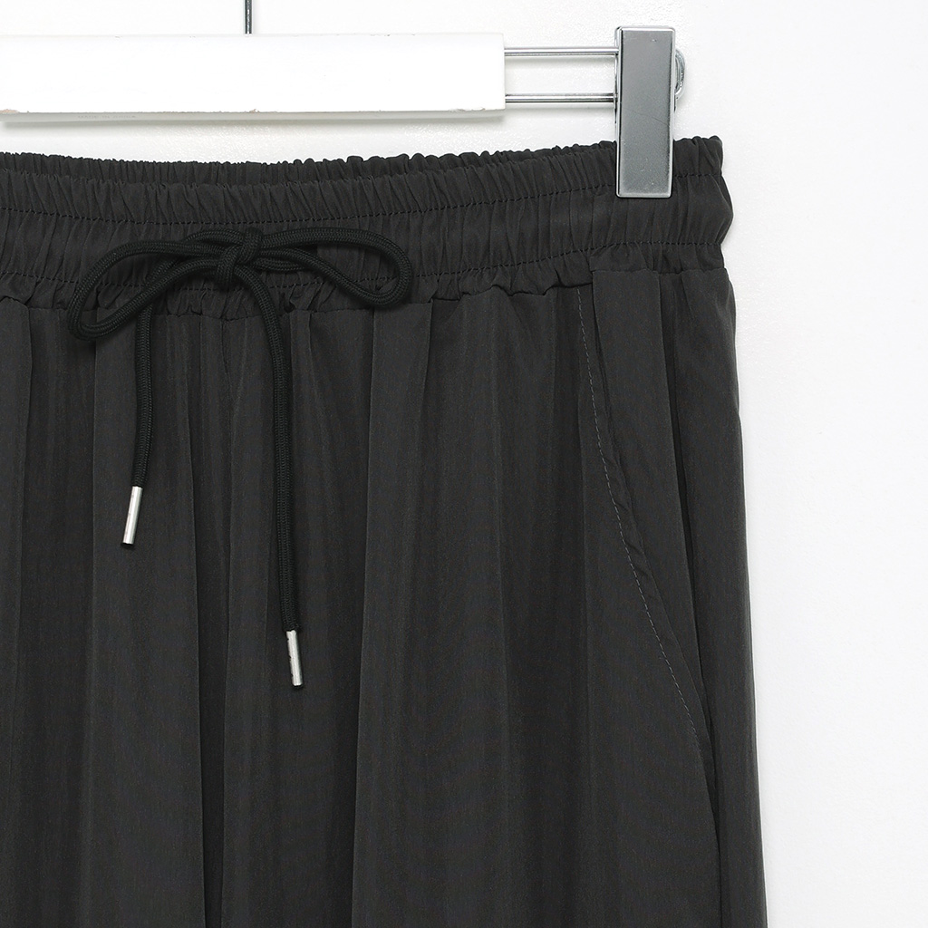 ユニセックス）ウエストドローストリングレーヨンパンツ