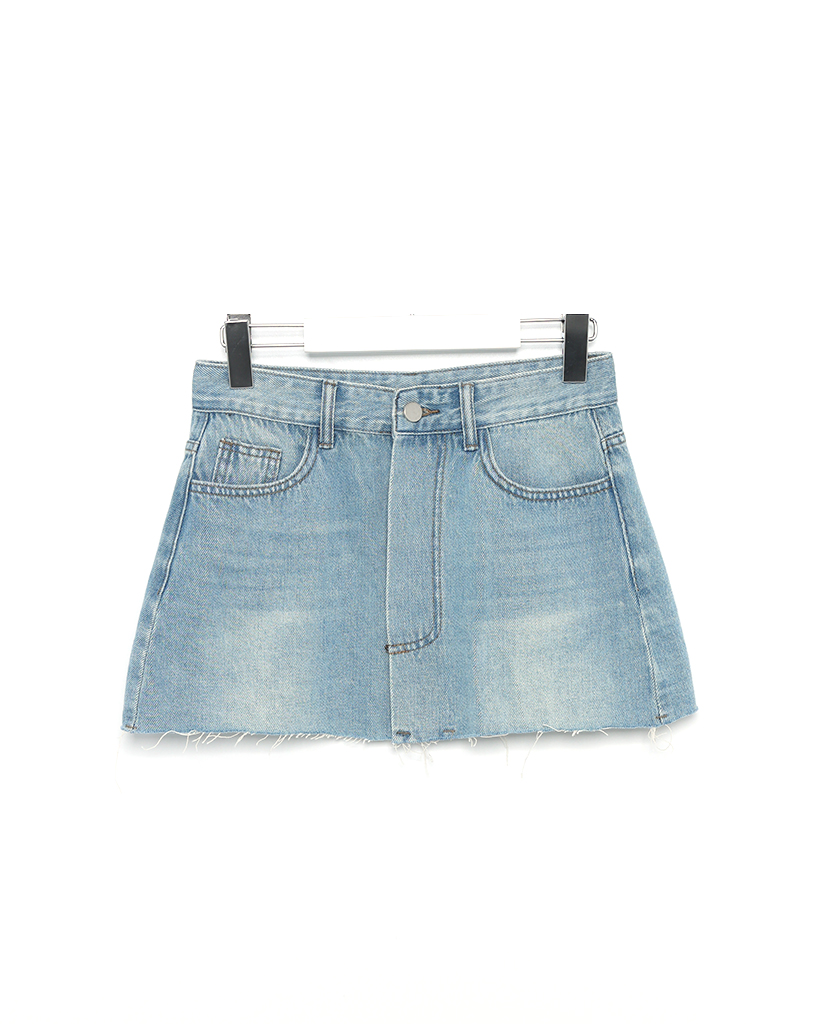 カットオフラップスカート＆ワイドデニムセット | ファッション