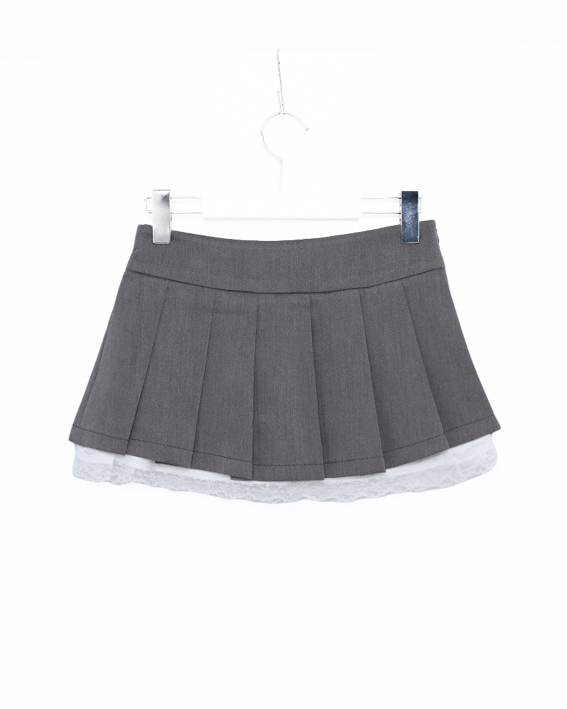 即購可 nodress 灰色ミニスカートnewjeans 着用 スカート（グレー系