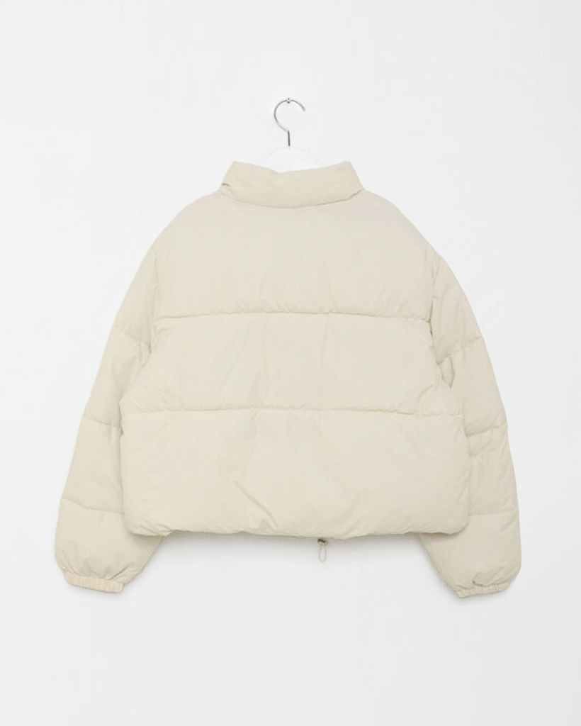 ハイネックストリングクロップドダウンジャケット | ファッション通販