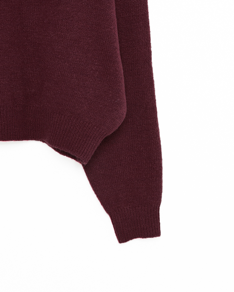 シンプルラウンドニット | ファッション通販サイト NUGU