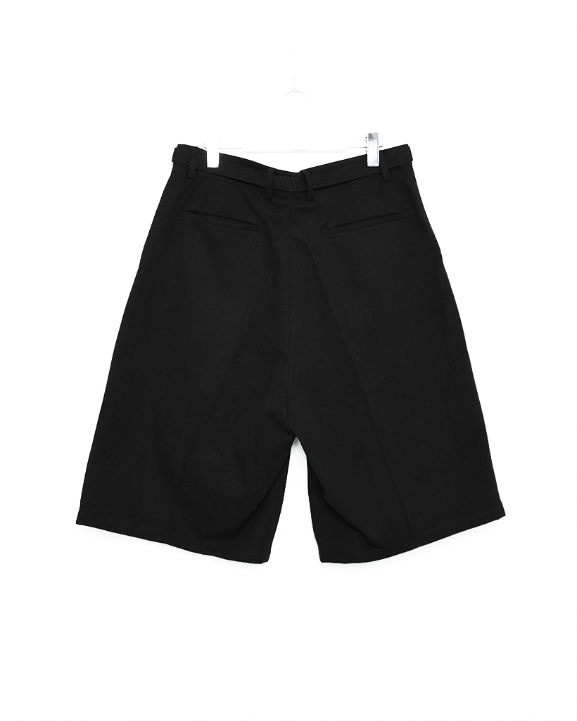 ベルトセットピンタックバミューダパンツ | ファッション通販