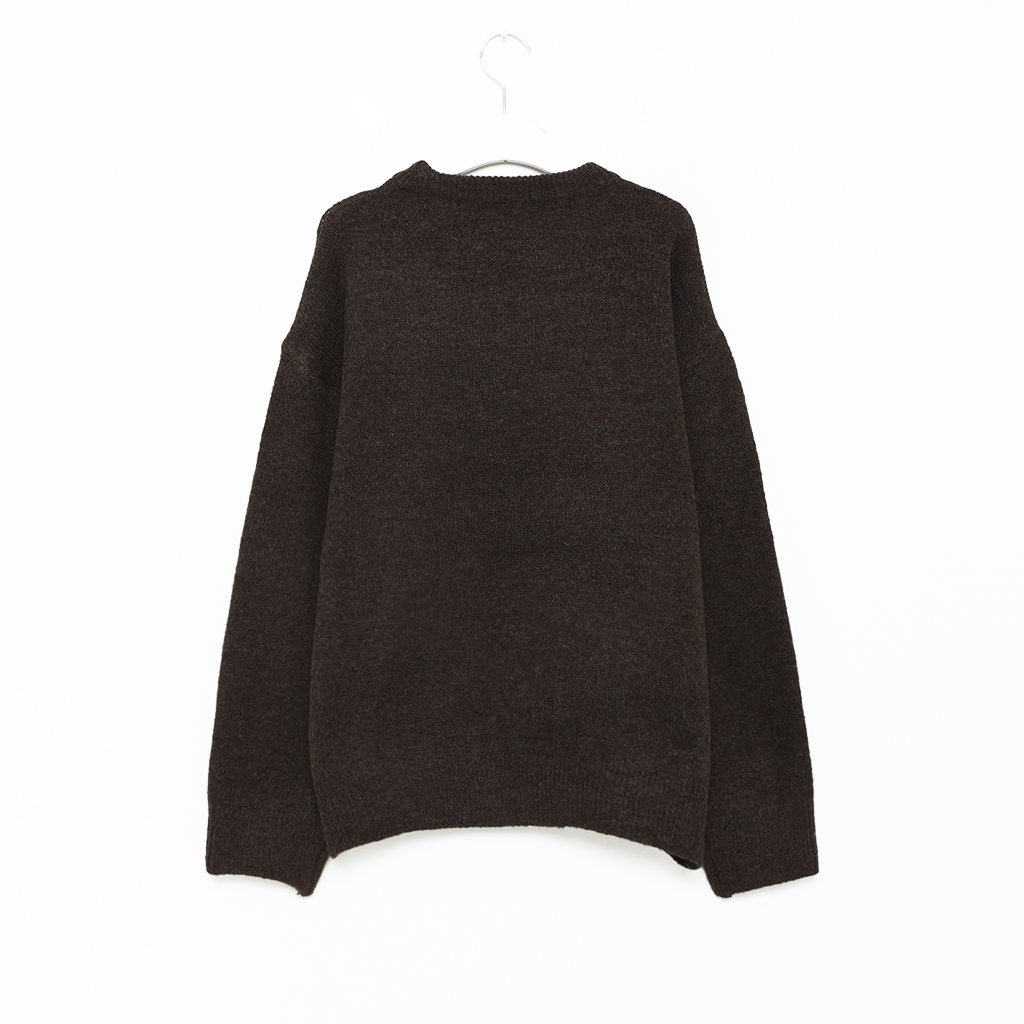 ユニセックス）ドロップショルダーシンプルハイゲージセーター