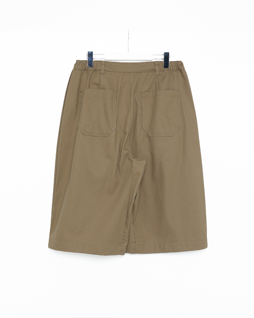ピンタックコットンバミューダパンツ | ファッション通販サイト NUGU