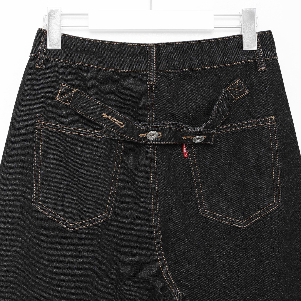 バックボタンデニムワイドパンツ | ファッション通販サイト NUGU
