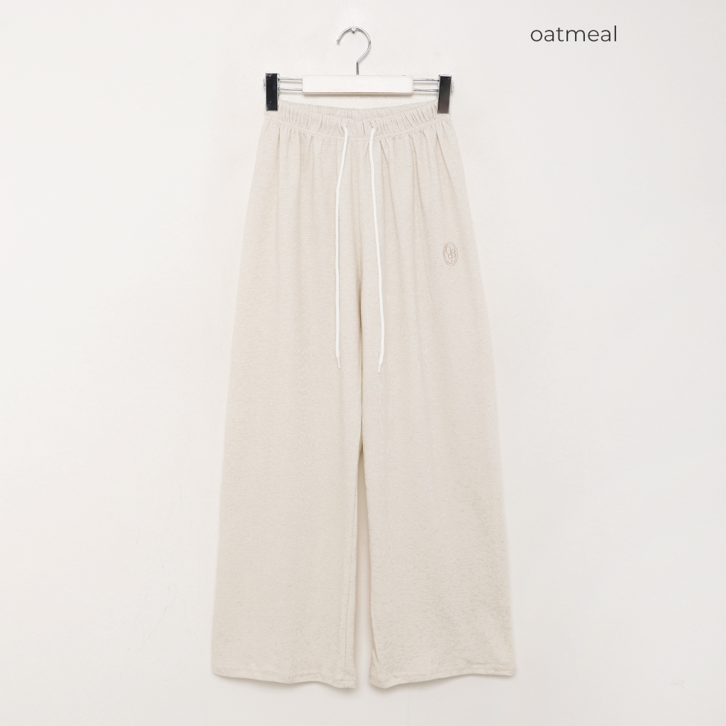 パンツ eaphi wave design knit pants ivory pants