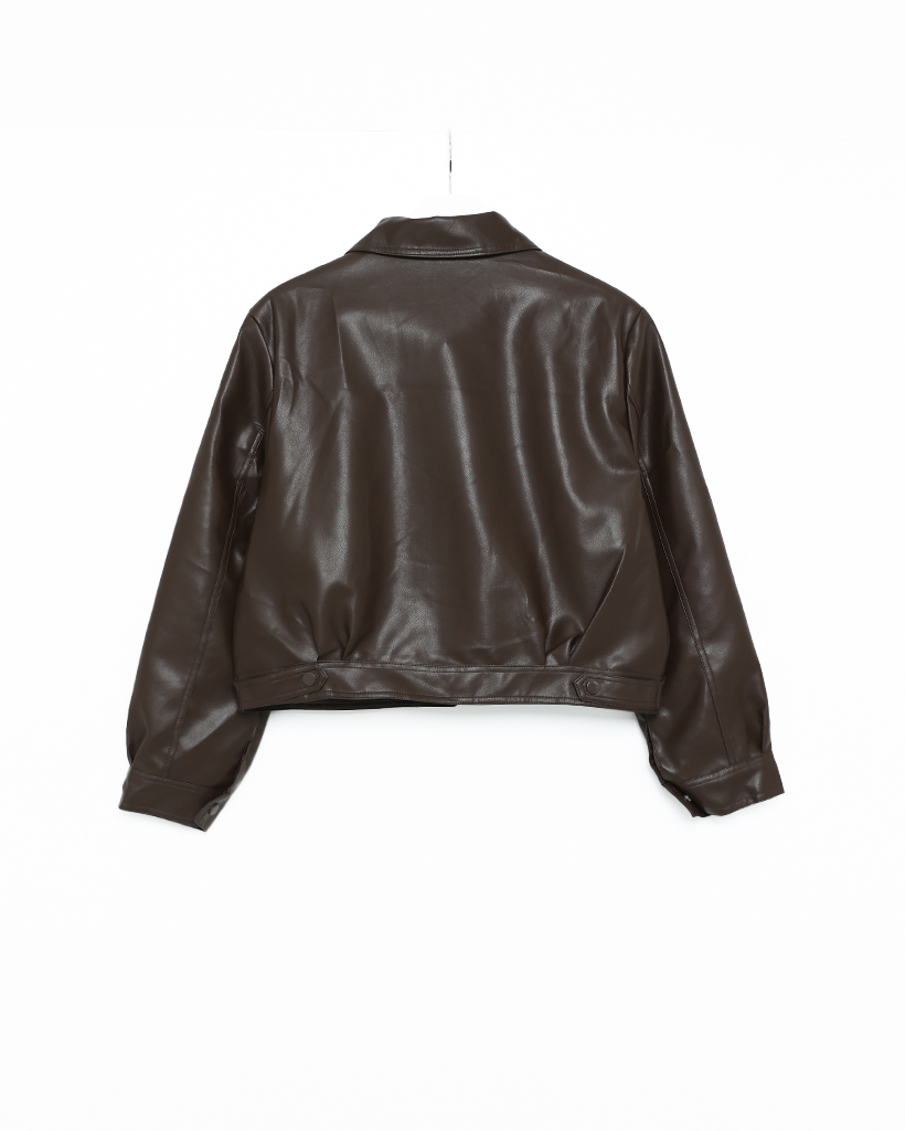 クロップレザージャケット | ファッション通販サイト NUGU