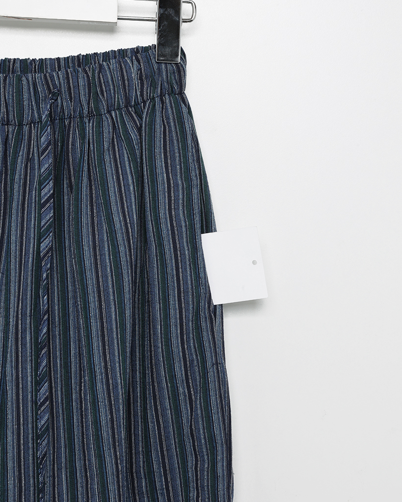 スリットマルチストライプワイドイージーパンツ | ファッション通販