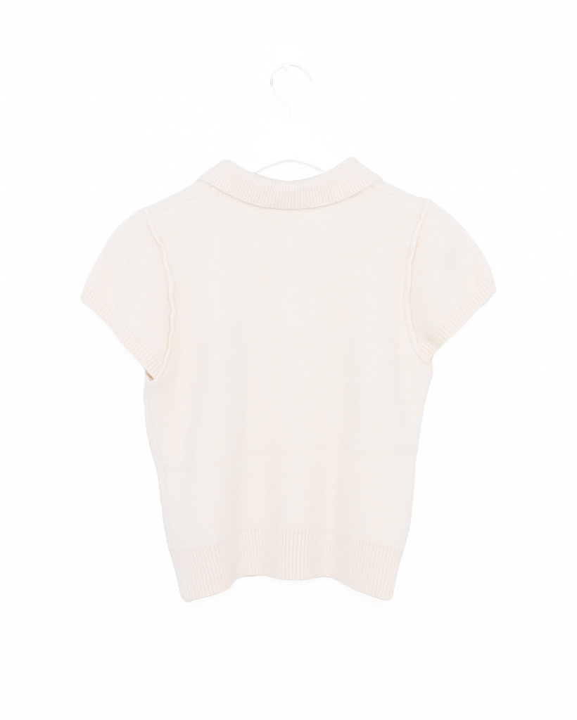 ⭐️REMAIN ショートスリーブ ニットトップ プレーン ニットトップス ショートスリーブ - ブルー | ZARA