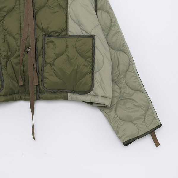 【 nugu klee 】ポケットバンディングジャンバー　khaki オータムハンティングジャケット | ファッション通販サイト NUGU