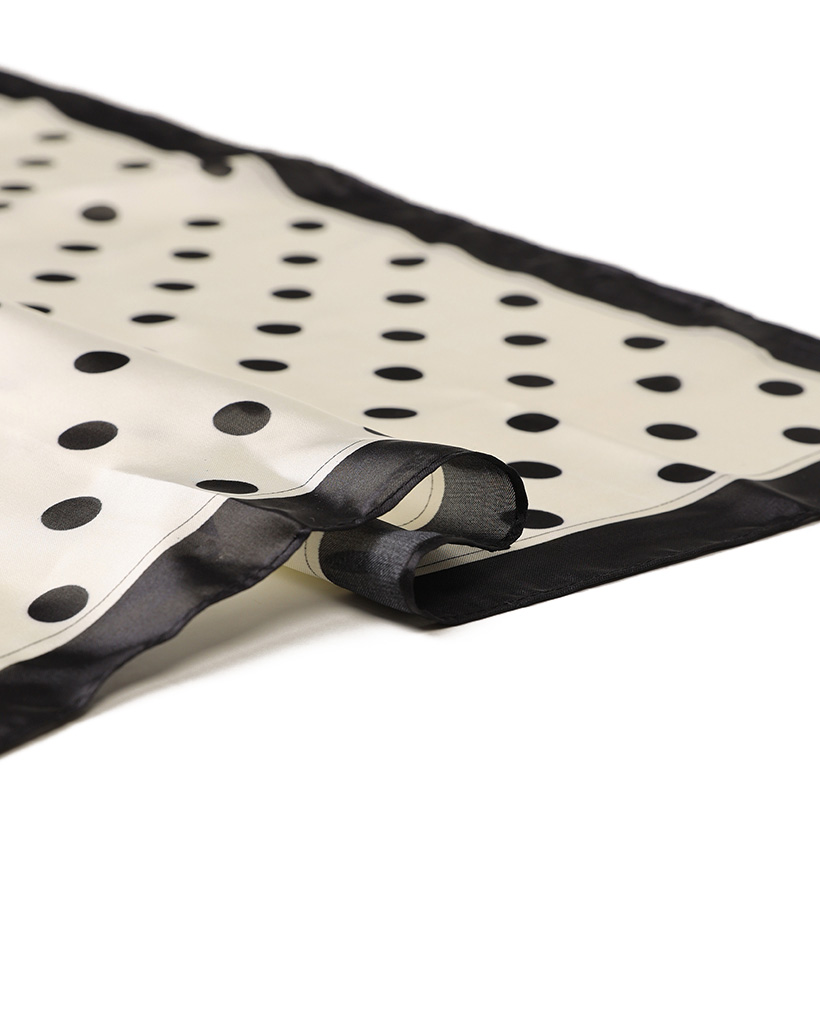 モノクロドットスカーフ | ファッション通販サイト NUGU