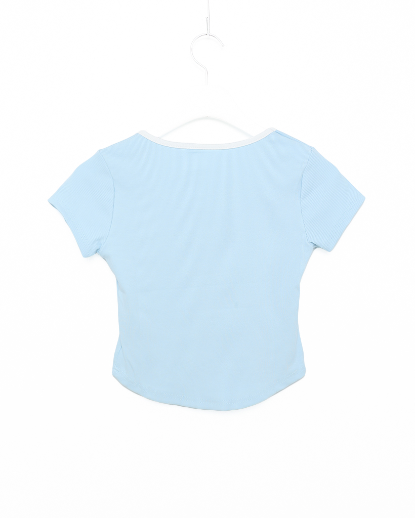 レースハートクロップドTシャツ | ファッション通販サイト NUGU
