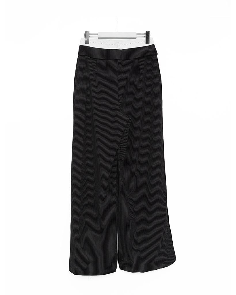 ✅レアuniform experiment スラックスLサイズブラックストライプ ✓レアuniform experiment スラックスLサイズブラックストライプ