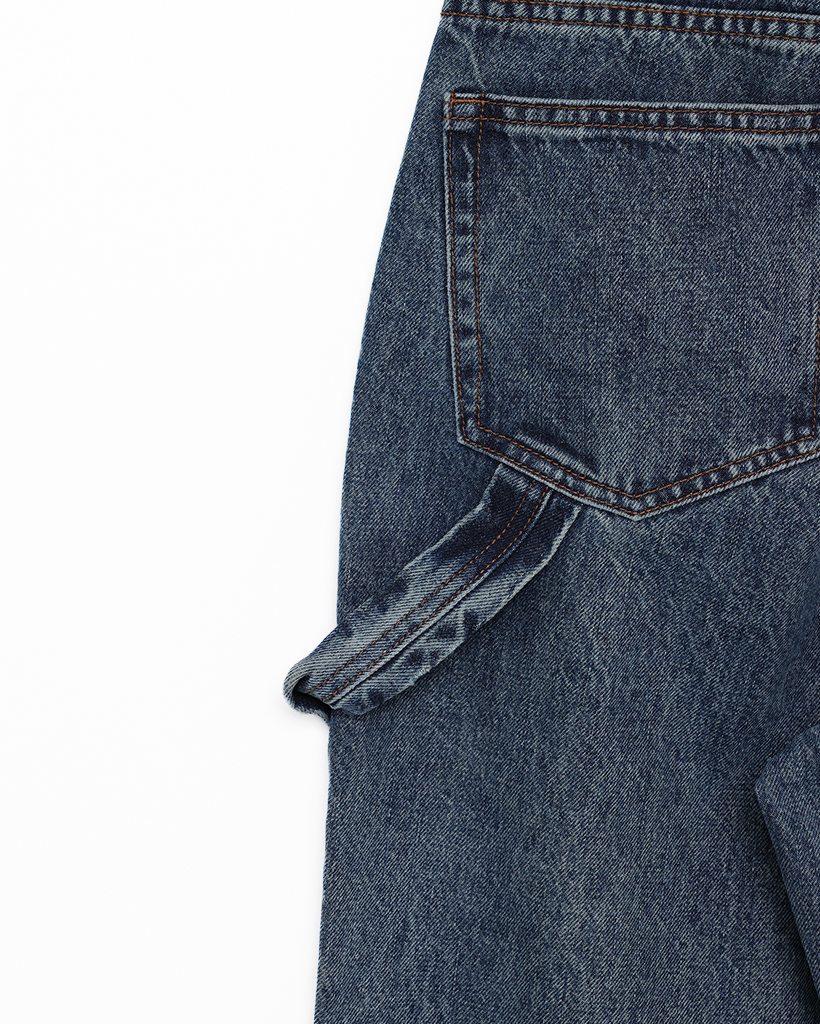 ユニセックス) ルーズフィットカーペンターデニムパンツ