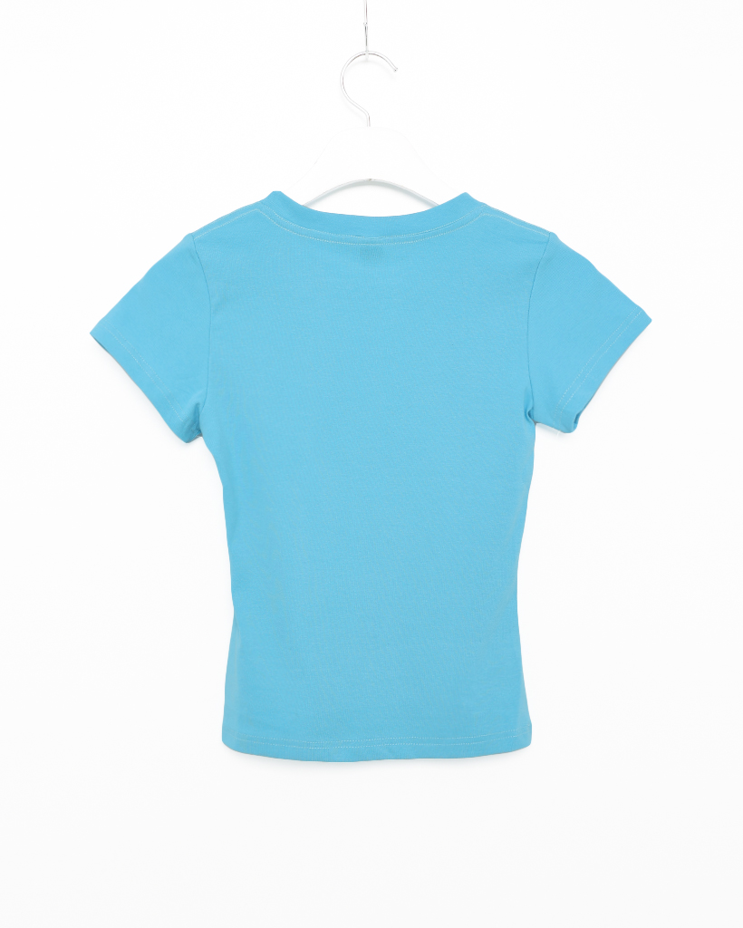 【新品未開封】FJORD クリスタルTシャツ クロップド ライトブルー FJORD クリスタルTシャツ / ライトブルー – Mrs. GREEN APPLE