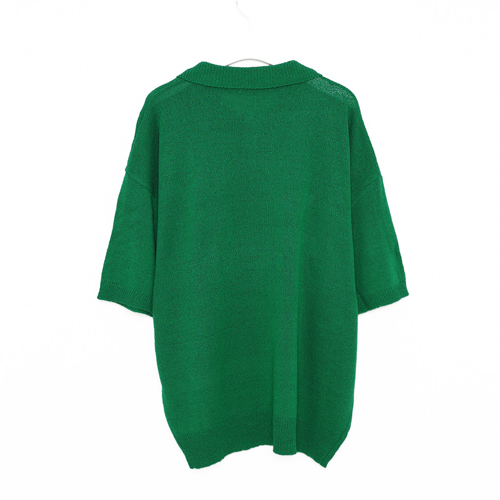 サマーニットソフトカラーポロ | ファッション通販サイト NUGU