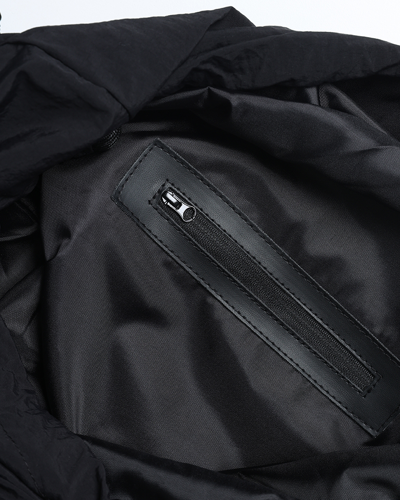 流真 2wayダブルポケットドローストリングショルダーバッグ