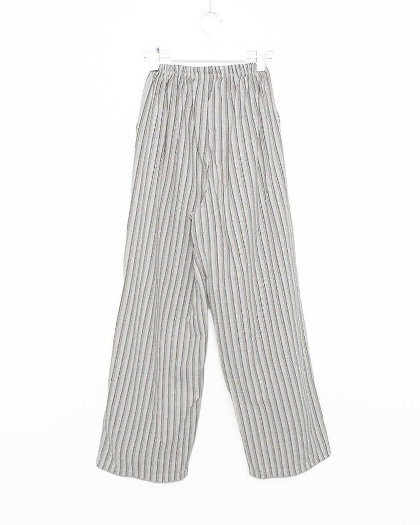 ユニセックス)ストライプワイドパンツ | ファッション通販サイト