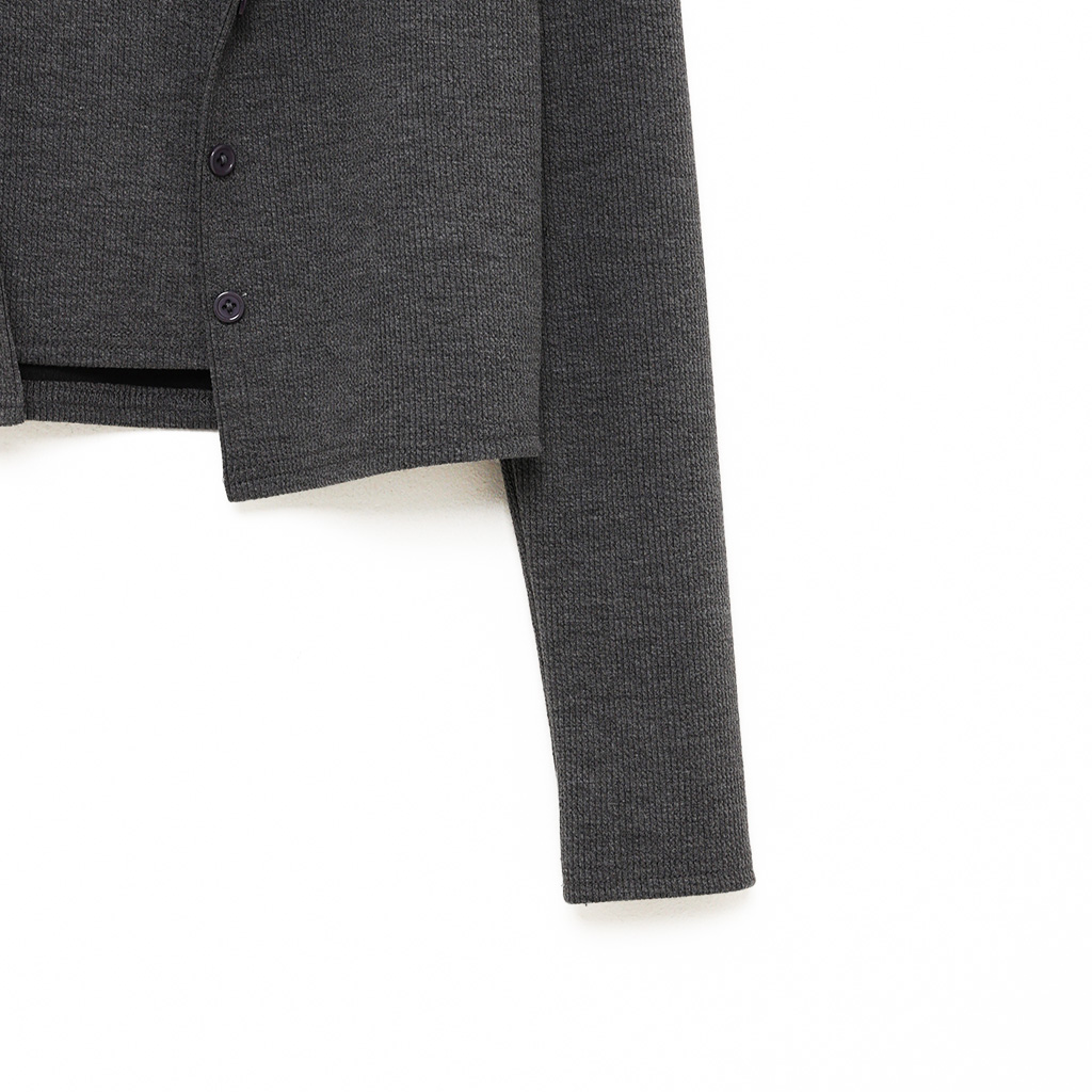 【限定値下美品】Papas シルク製ネイビー ニットスリーブレスカーディガンM ジャカードニットカーディガン(トップス)｜LOVELESS(ラブレス)の