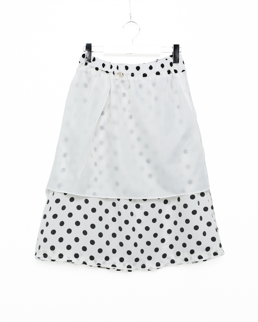 BABY Milky Dotフリルスカート ミント フリル水玉 ドット BABY Milky Dotフリルスカートミント うさぎ ドット