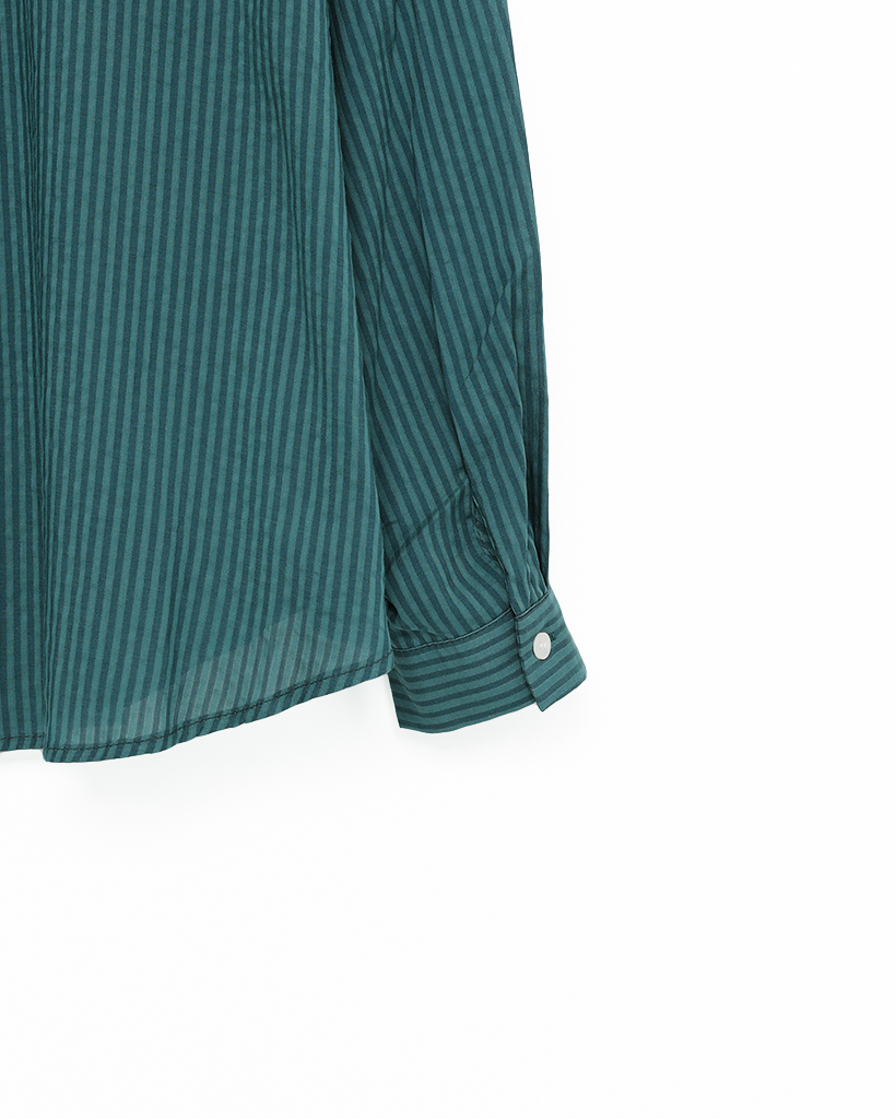 ストライプコットンレーヨンシャツ | ファッション通販サイト NUGU