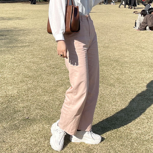 ハイウエストピンクパンツ | ファッション通販サイト NUGU