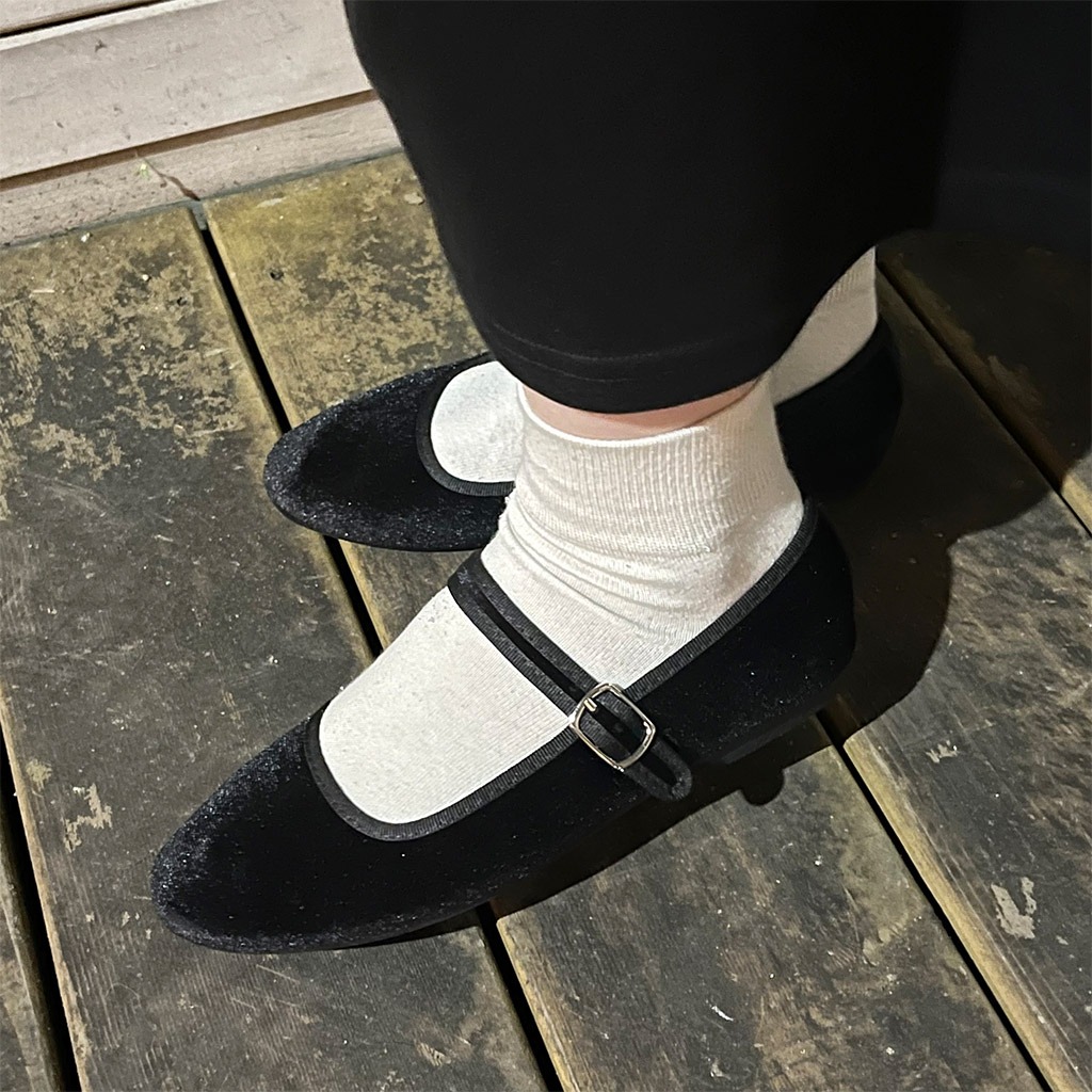 Jane muir little woman ジェーンミュアー　② more velvet maryjane shoes | ファッション通販サイト NUGU