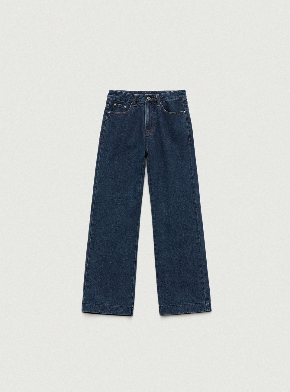 デニム・ジーパン Burmula : 24SS / CURVED DENIM PANTS (2COLORS) CURVED DENIM PANTS (INDIGO BLUE) | ファッション通販サイト NUGU