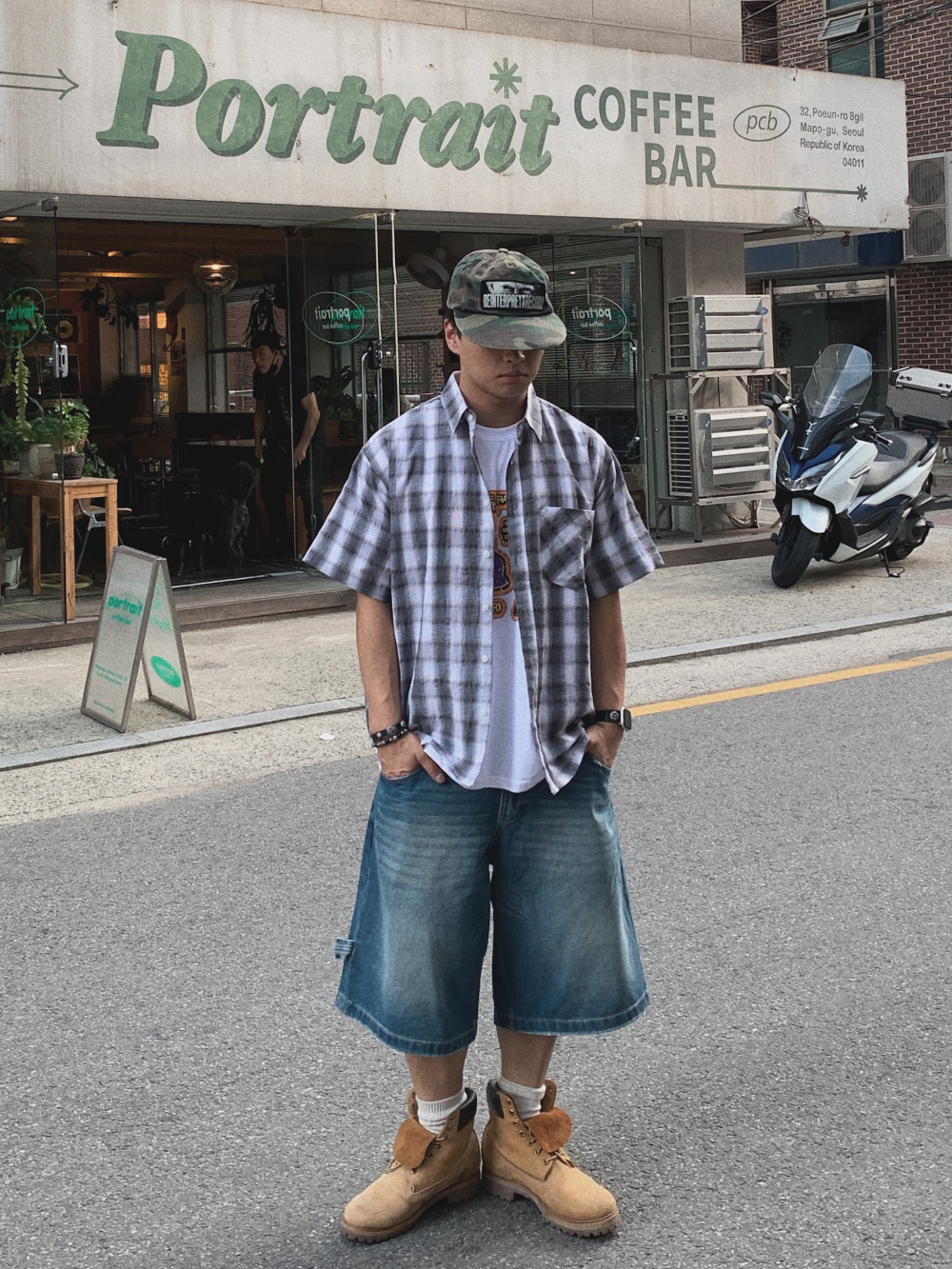 【出品8月末まで】Tostalgic Clothing サマーデニムハーフパンツ Denim half pants / blue | Tostalgic Clothing