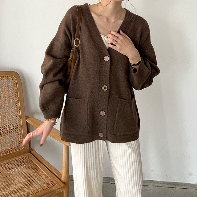 【ほぼ未使用】CABaN カーディガン　ブラウン　XS ほぼ未使用】CABaN カーディガン ブラウン XS CABaNのカーディガン