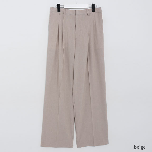 【COSYHARU】Maison two tuck back banding slacks Kozaburo SS23 Black Sashiko Dexter Pants – HUIBEN