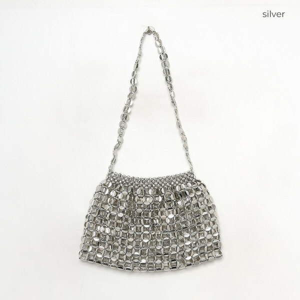 る*う様 NKNITT シルバー パーティーバッグ fashionletter_na0150004260