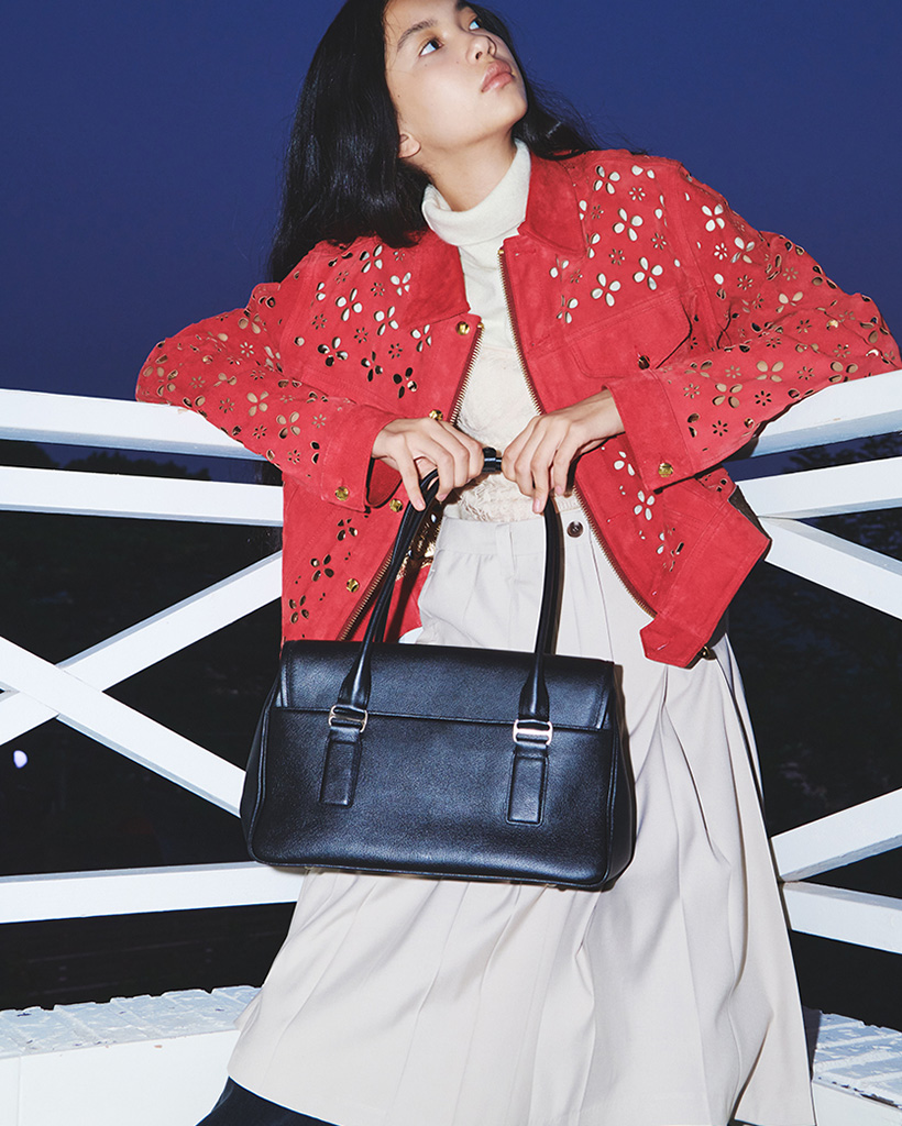 [Influencer pick] Botón Shoulder Bag Black