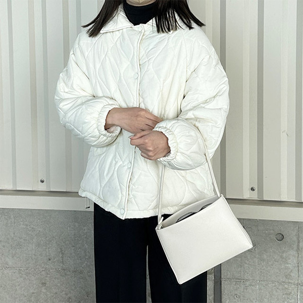 キルティングカラーダウンジャケット | ファッション通販サイト NUGU